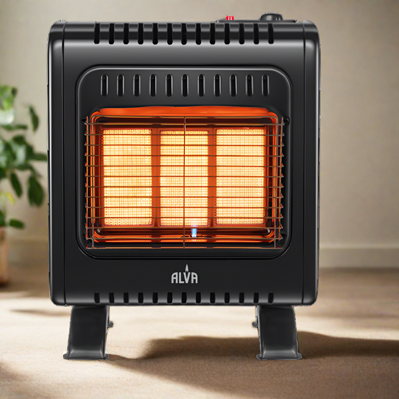 3-Panel Infrared Radiant Indoor Mini Gas Heater